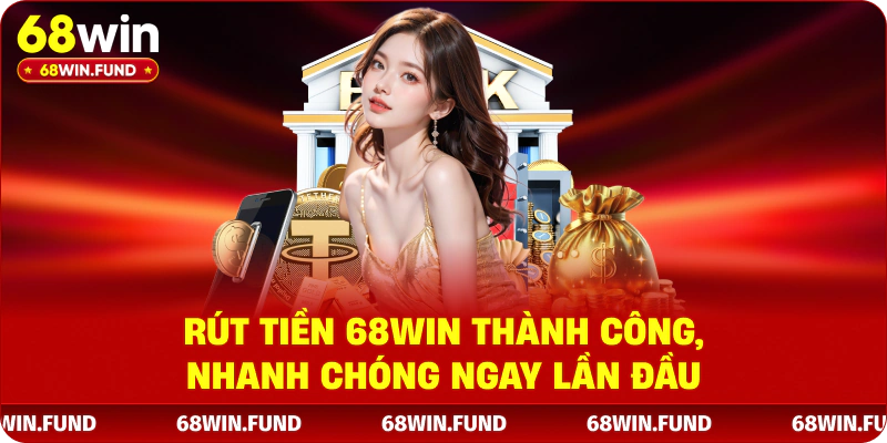 Rút tiền 68win thành công nhanh chóng ngay lần đầu